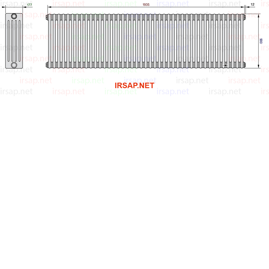 Радиатор IRSAP Tesi 50900/43 T14 CL 01
